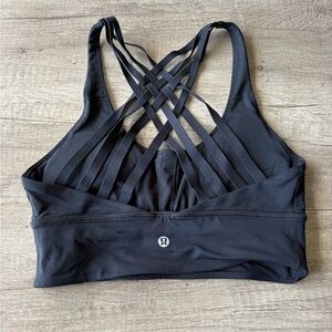 lululemon athletica Midnight Black Crisscross Sports Bra